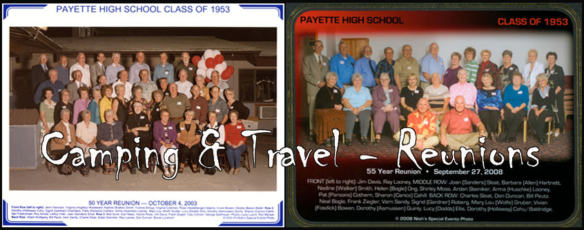 Graphic header for Camp Travel Reunions