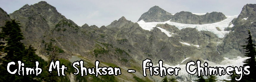 Graphic header with image of Shuksan