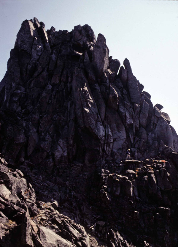 Kim on the West Ridge of Mt Stuart