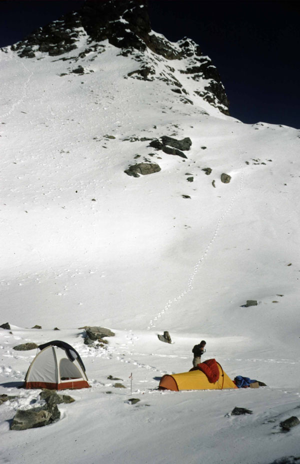 Camp below Sahale Peak