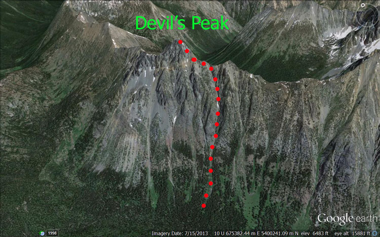 Devil's Peak Route