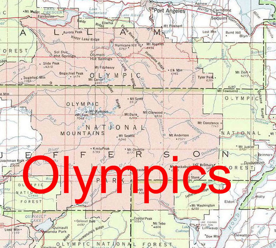 Olympics Region Map